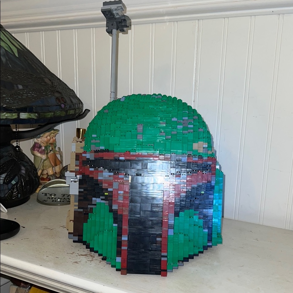LEGO Custom Life sized Star Wars Boba Fett Helmet